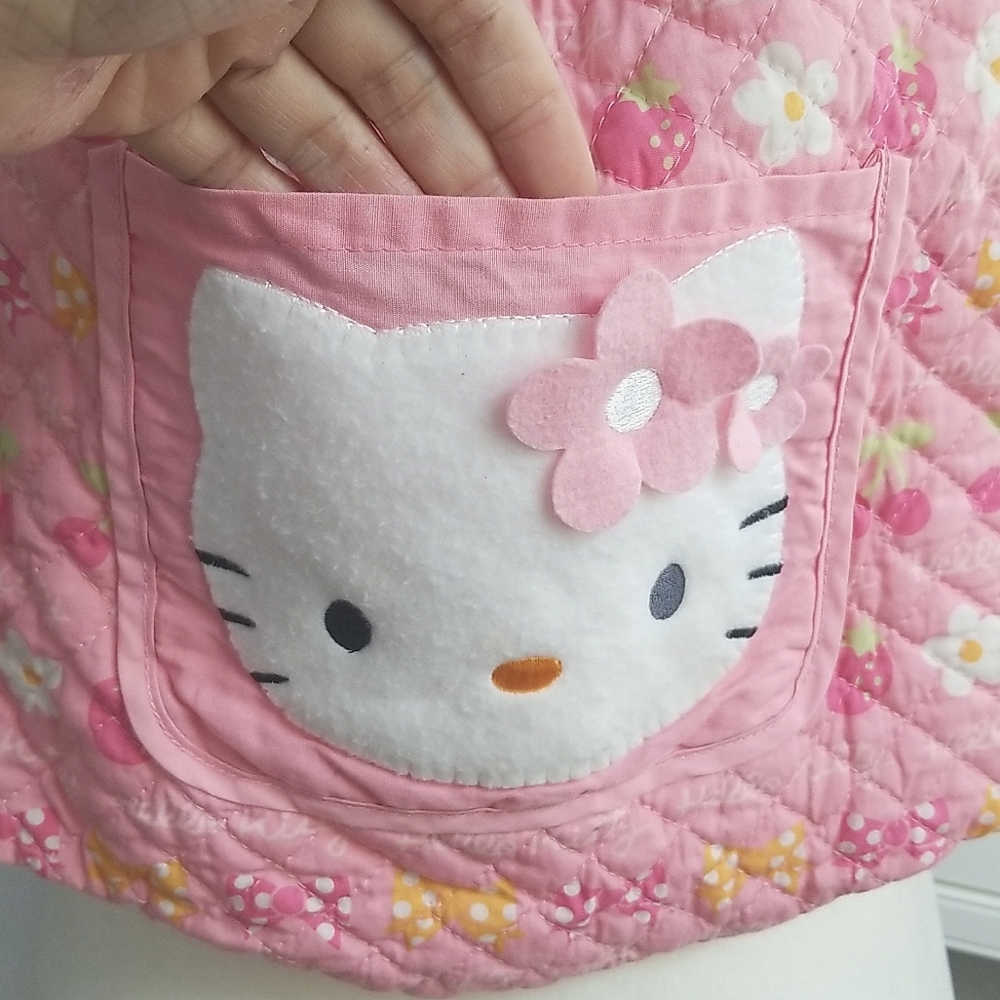Hello Kitty Quilted Drawstring Bag - image 2